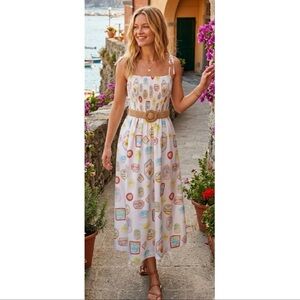 Cynthia Rowley Amalfi Olive Oil Sundress